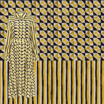 Брендовая имитация шелковой эластичной атласной ткани, женское платье-рубашка, высококачественная швейная ткань с цифровой печатью для измерения размера одежды