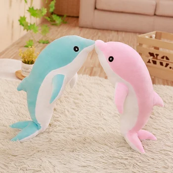 30 см Милый нежно-розовый Дельфин Плюшевая игрушка Морские Животные Мягкая Детская подушка для дивана Подушка для домашнего декора Подарок