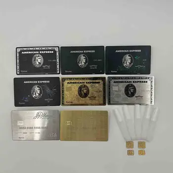 4442 Высококачественные металлические карты Nfc на заказ, визитная карточка с Qr-кодом, металлическая визитная карточка Nfc 4K Gold, металлическая визитная карточка Nfc