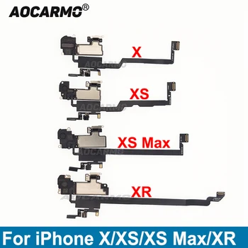 Aocarmo для iPhone X 10 Верхний наушник, ушной динамик с датчиком освещенности приближения, гибкий кабель для iPhone XS Max XR, Запасная часть