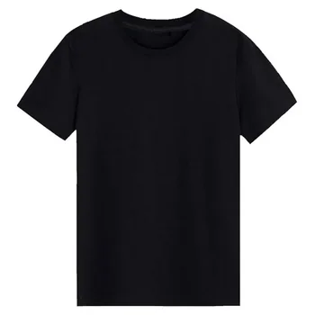B144089 Стандартная пустая футболка, черно-белые футболки, топ, новинка