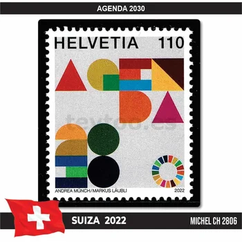 C2098.1 # Швейцария 2022. Повестка дня в области устойчивого развития на период до 2030 года (MNH) MI #2806
