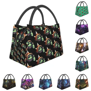 Legend Video Games League Rammus Ok Изолированные сумки для ланча для женщин Водонепроницаемый кулер Термальная коробка для Бенто Пляжный кемпинг Путешествия