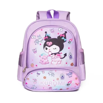 MINISO Sanrio Hello Kitty Kuromi Kawaii Водонепроницаемый рюкзак Cinnamoroll Школьный Аниме Дорожная Сумка косплей сумка для девочек дети