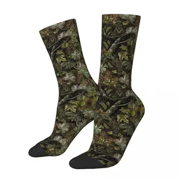Mossy Tracker Камуфляжные носки Kawaii из натурального дерева, Походные Носки с мультяшным рисунком