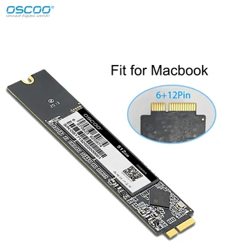OSCOO Macbook SSD 1 ТБ NGFF M2 SATA SSD для MacBook Air A1369 A1370 2010-2011Capacity Upgrade 512 Гб твердотельный накопитель Apple