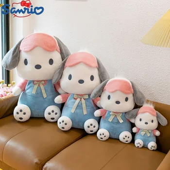 Sanrio Онлайн знаменитость Pochacco Плюшевая игрушка кукла Большая кавайная плюшевая подушка украшение комнаты девочки праздничные подарки детские куклы.