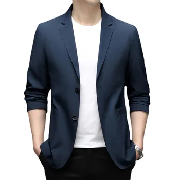 Z596-2023 новый мужской костюм малого размера, корейская версия приталенного костюма, мужской молодежный пиджак