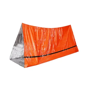 Аварийная палатка, походное укрытие, переносная полиэтиленовая аварийная палатка, устойчивая и многоразовая для активного отдыха
