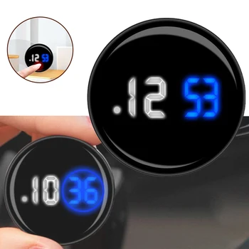 Автомобильные светящиеся водонепроницаемые автомобильные часы сенсорного типа Автомобильные интерьерные часы для автомобиля Автомобильные часы ABS Универсальные автоэлектронные аксессуары
