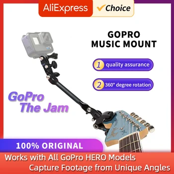 Аксессуары для Gopro Hero 12 Музыкальное крепление подходит для черной экшн-камеры Hero11 10 9 8 7 6 5 Регулируемый кронштейн go pro The Jam