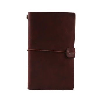 Винтажный дневниковый блокнот ADWE, держатель для карточек, кожаный блокнот, не кровоточащий, для записи, рисования, заметок