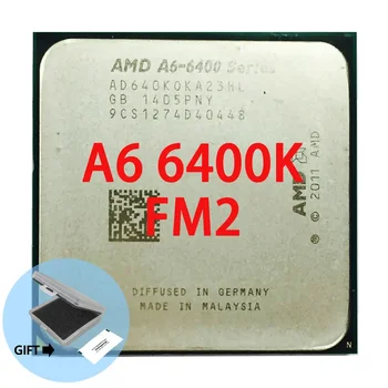 Двухъядерный процессор AMD серии A6 A6-6400K A6 6400 A6 6400K A6 6400B 3,9 G 65 Вт с процессором AD640KOKA23HL/AD640BOKA23HL Socket FM2
