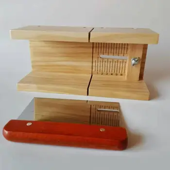 Деревянная ножовка для мыла, прямая режущая пластина для хлеба, коробка для нарезки своими руками