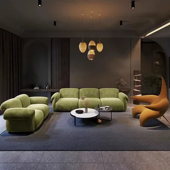 Дизайн ногтей Офисный Диван для гостиной Спальня Поролоновая губка Уникальный диван для гостиной середины века Итальянская мебель для дома Relax Divano