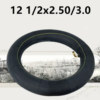 Для внутренней трубки электровелосипеда, внешних деталей шин, практичной, устойчивой к проколам сменной резины, запасной 12 дюймов 12x3.0 черного цвета