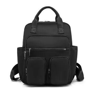Женский Оксфордский однотонный повседневный модный рюкзак, винтажный женский рюкзак с множеством карманов, дорожный женский рюкзак, школьная сумка для девочки