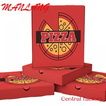 Изготовленная на заказ Дешевая изготовленная на заказ коробка для упаковки пищевой бумаги, упаковка для пиццы