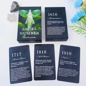 карточные игры Oracle с номером ангела 12x7 см
