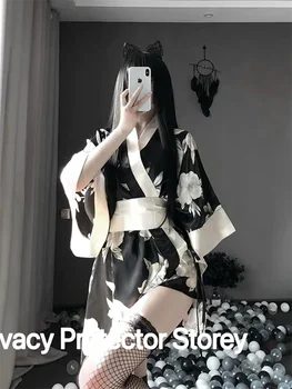 Косплей Экзотические Костюмы Новое Сексуальное женское белье Японское Кимоно Игра для взрослых 18 Сексуальная Униформа Сексуальное Кимоно Пижамы для женщин на ночь