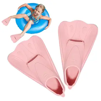 Ласты для плавания, детские мягкие ласты для подводного плавания, для тренировок по плаванию брассом и вольным стилем