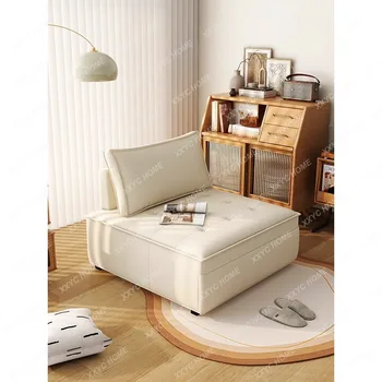 Ленивый диван-кровать Складной двойного назначения Cream Wind Многофункциональный выдвижной