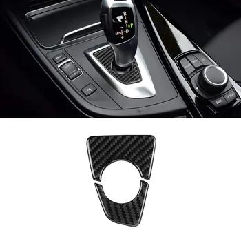 Накладка основания центральной панели переключения передач автомобиля из углеродного волокна для BMW 3 серии 3GT F30 F32 F34 F36 2013 - 2019