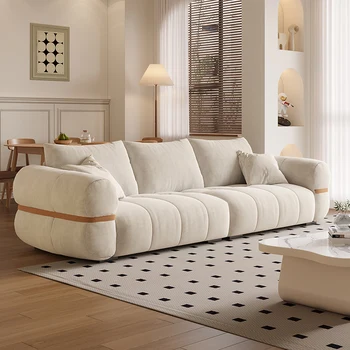 Напольные диваны для гостиной в скандинавском стиле, кушетка-спальное место, белый диван, акцентное кресло, роскошные диваны-кровати для дома El Hogar