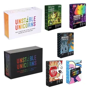 Новое Второе издание Карточной настольной игры Unicorns Core и дополнения Dragons NSFW Rainbow Uncut Legend Expansion Pack