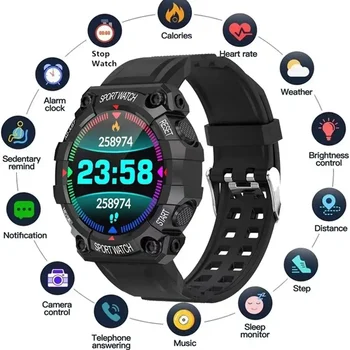 Новые Bluetooth Смарт-Часы Для Мужчин Женщин Smart Band Управление Музыкой Фитнес Спортивные Браслеты Монитор Сна Smartwatch Для Android IOS