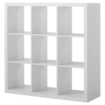 Органайзер для хранения на 9 кубиков, белая текстура