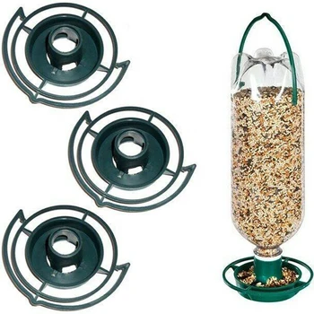 Подвесная Автоматическая Кормушка для птиц С крючком Контейнер для еды большой емкости Уличные украшения для сада во дворе