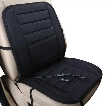 Подушка для сиденья с подогревом, автомобильный обогреватель на 12 В, подогрев сидений, Черное Удобное теплое эргономичное автомобильное сиденье с подогревом для легковых грузовых автомобилей