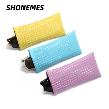 Портативные сумки для солнцезащитных очков SHONEMES, модная кожаная сумка для хранения, водонепроницаемая удобная сумка для очков унисекс