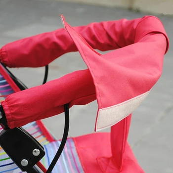 Продается Защитная крышка подлокотника детской коляски, большие поворотные перчатки, Оксфорд, моющиеся Для аксессуаров подлокотника коляски.