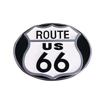 Пряжка ремня безопасности Us Route 66 в западном стиле