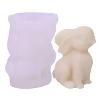 Силиконовые формы для Пасхального кролика, форма для свечей 