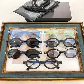 Солнцезащитные очки бренда Maske Q7 KUB, женские и мужские солнцезащитные очки ручной работы, Германия, популярные винтажные Классические солнцезащитные очки в оригинальном футляре Oculos