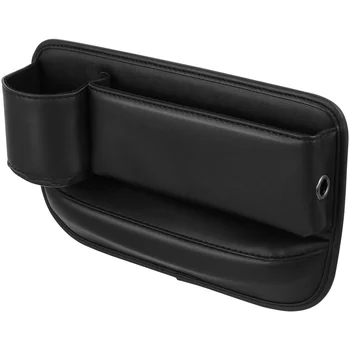 Сумка для хранения Коробка Карман для автомобильного сиденья на консоли с левой стороны из искусственной кожи Авто органайзер