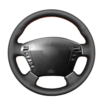 Сшитый Вручную Черный Чехол Рулевого колеса из Искусственной кожи для Nissan Fuga Cima 2002-2008 Infiniti M35 2006-2010
