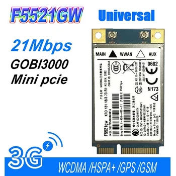 Универсальная карта WWAN F5521GW + 2Xantenna Gobi3000 HSPA EDGE 21 Мбит/с 3G-карта WWAN WANL WCDMA