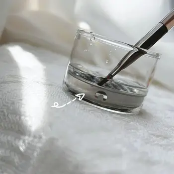 Щетки для ногтей, стаканчик для мытья посуды, очиститель воды, легкая чистка, портативная щетка, мойка слоев сетки для блесток для нейл-арта.